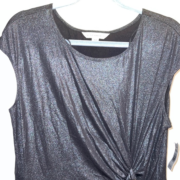 Beautiful side ruched dress size 16W nwt has stretch - Picture 4 of 4